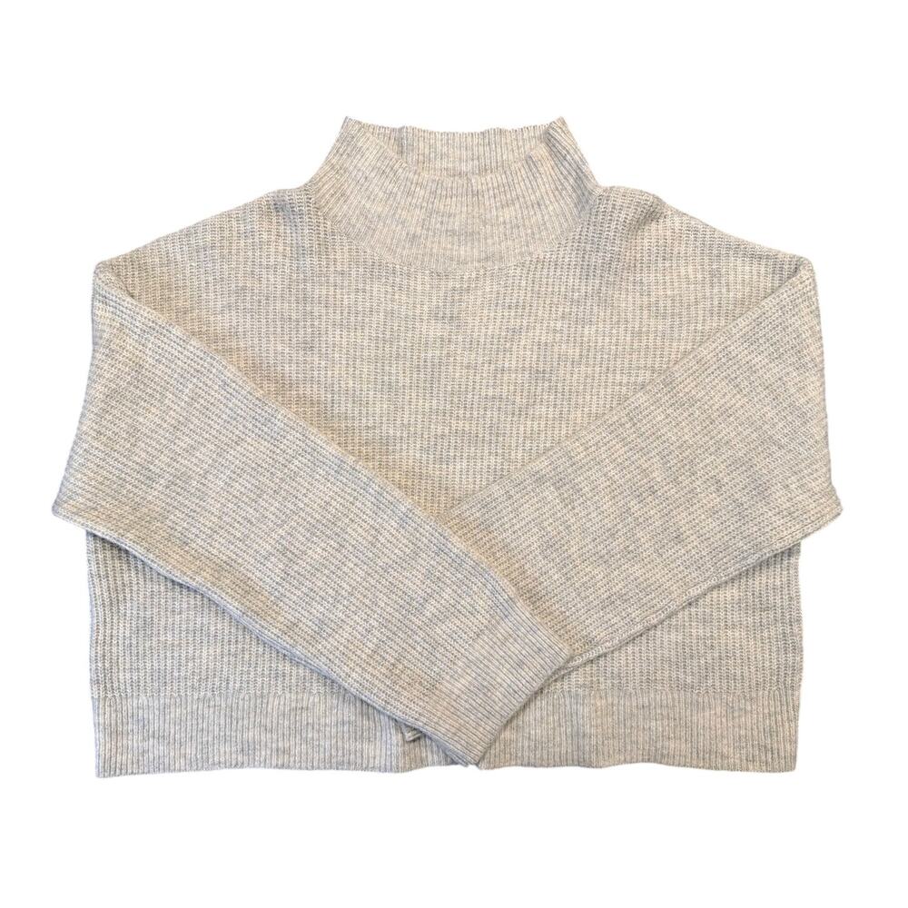 NWOT BP. Mock Neck Sweater Oversized Heathered Tan, Women's XL